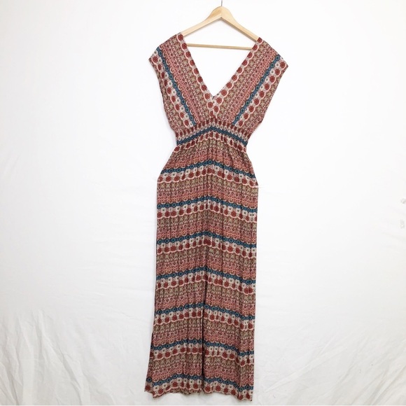 Forever 21 bohemian multi colored maxi dress - Picture 12 of 14